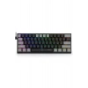 Z-11 RGB Brown Switch İngilizce Q Full Anti Ghosting Mekanik Oyuncu Klavyesi (Siyah-Gri Tuşlar)