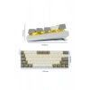 Z-11 RGB Brown Switch İngilizce Q Full Anti Ghosting Mekanik Oyuncu Klavyesi (Beyaz-Gri-Turuncu Tuşlar)