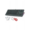 K620 Mekanik Klavye Outemu Blue Switch Siyah Ve Beyaz Klavye Seçeneği Gamer