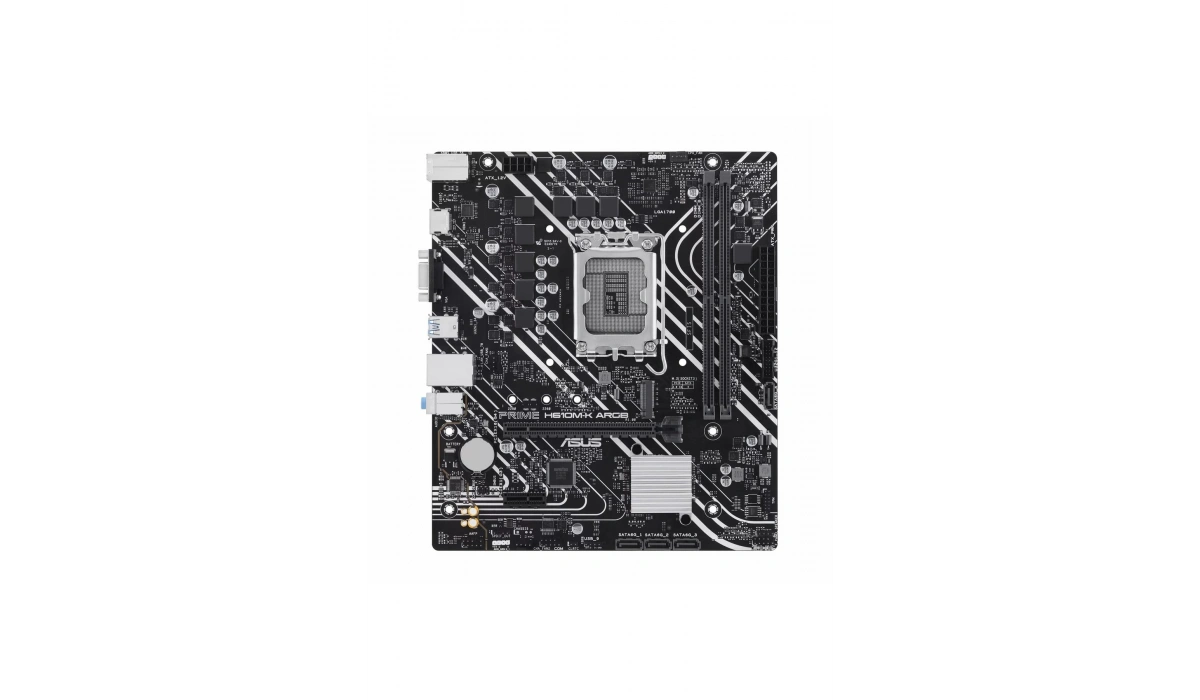 PRIME H610M-K ARGB H610 DDR5 Vga GLan mATX HD US32 M2 1700p Anakart