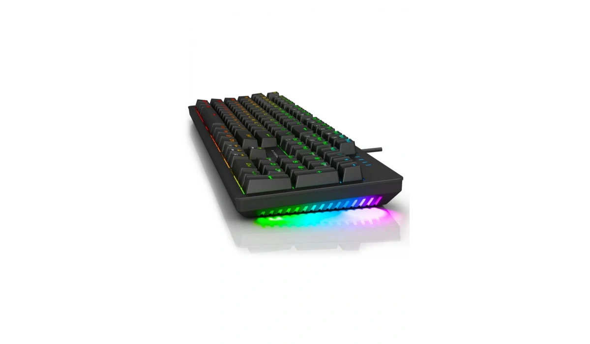 K610 Mekanik Klavye Yanlar Rainbow Arka Işık Mavi Outemu Blue Switch Klavye