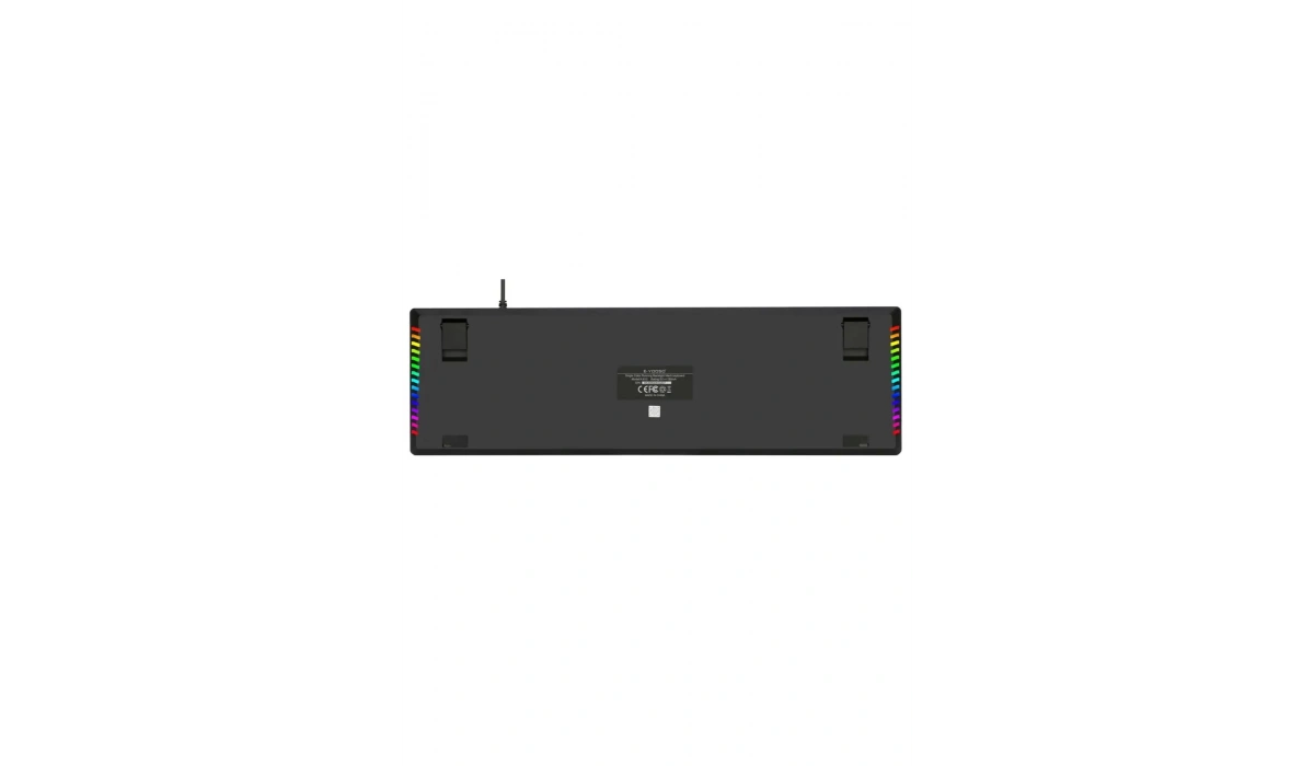 K610 Mekanik Klavye Yanlar Rainbow Arka Işık Mavi Outemu Blue Switch Klavye