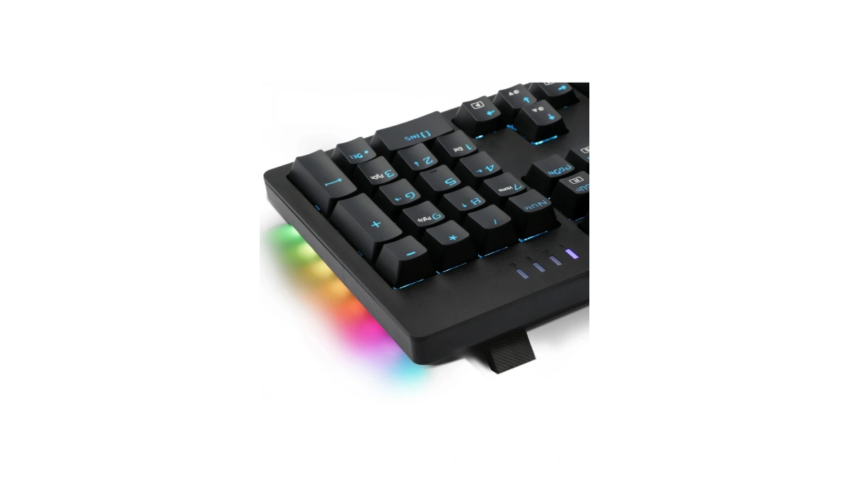 K610 Mekanik Klavye Yanlar Rainbow Arka Işık Mavi Outemu Blue Switch Klavye