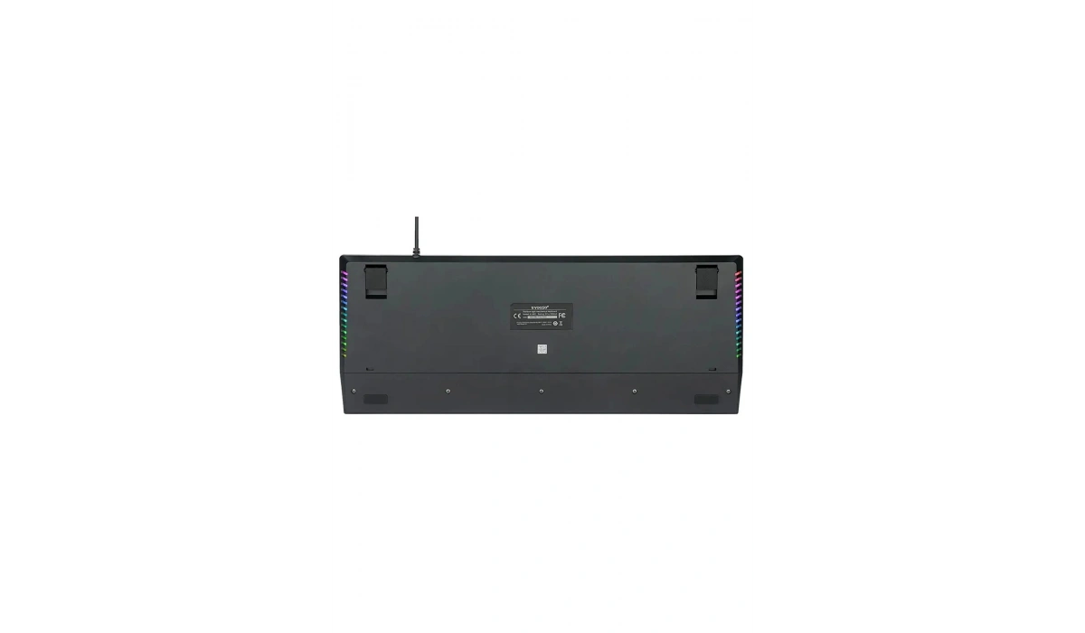 K-662 Huano Brown Switch Rainbow Işıklı Ingilizce Mekanik Oyuncu Klavyesi