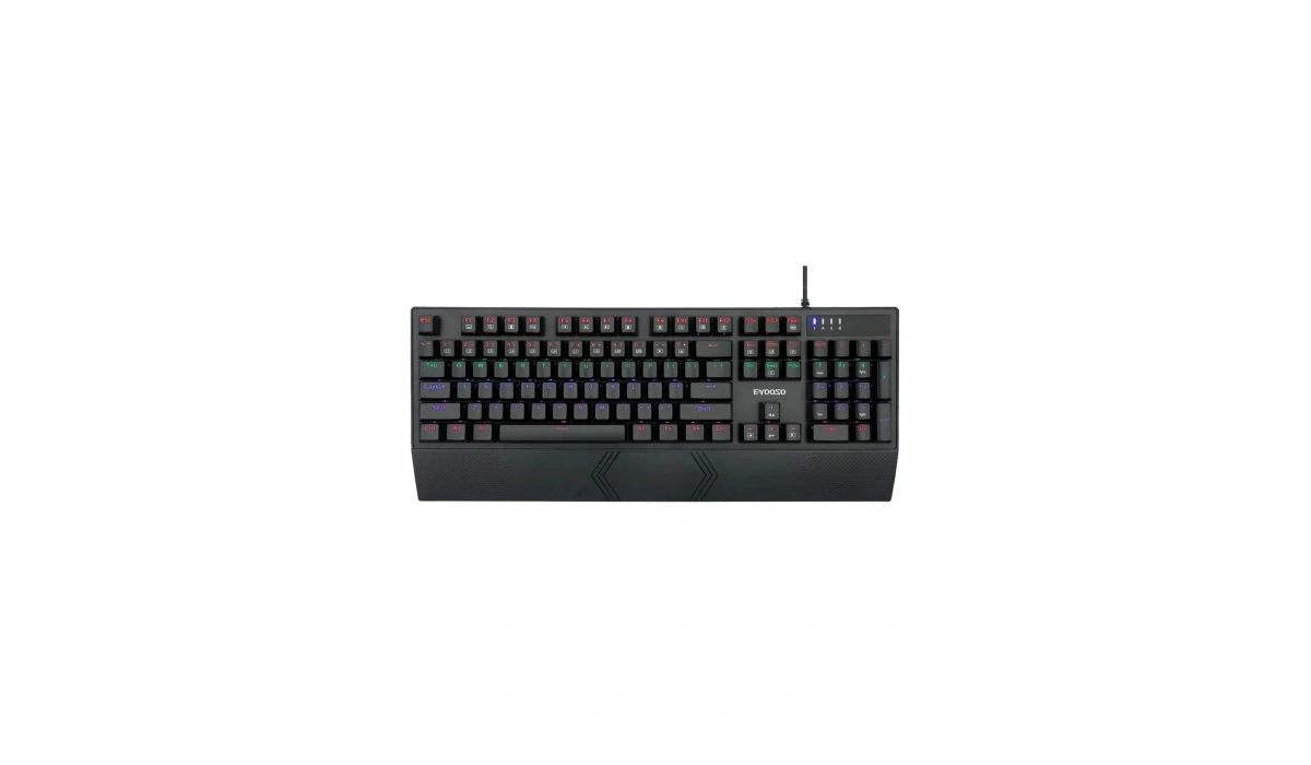 K-662 Huano Red Switch Rainbow Işıklı Ingilizce Mekanik Oyuncu Klavyesi
