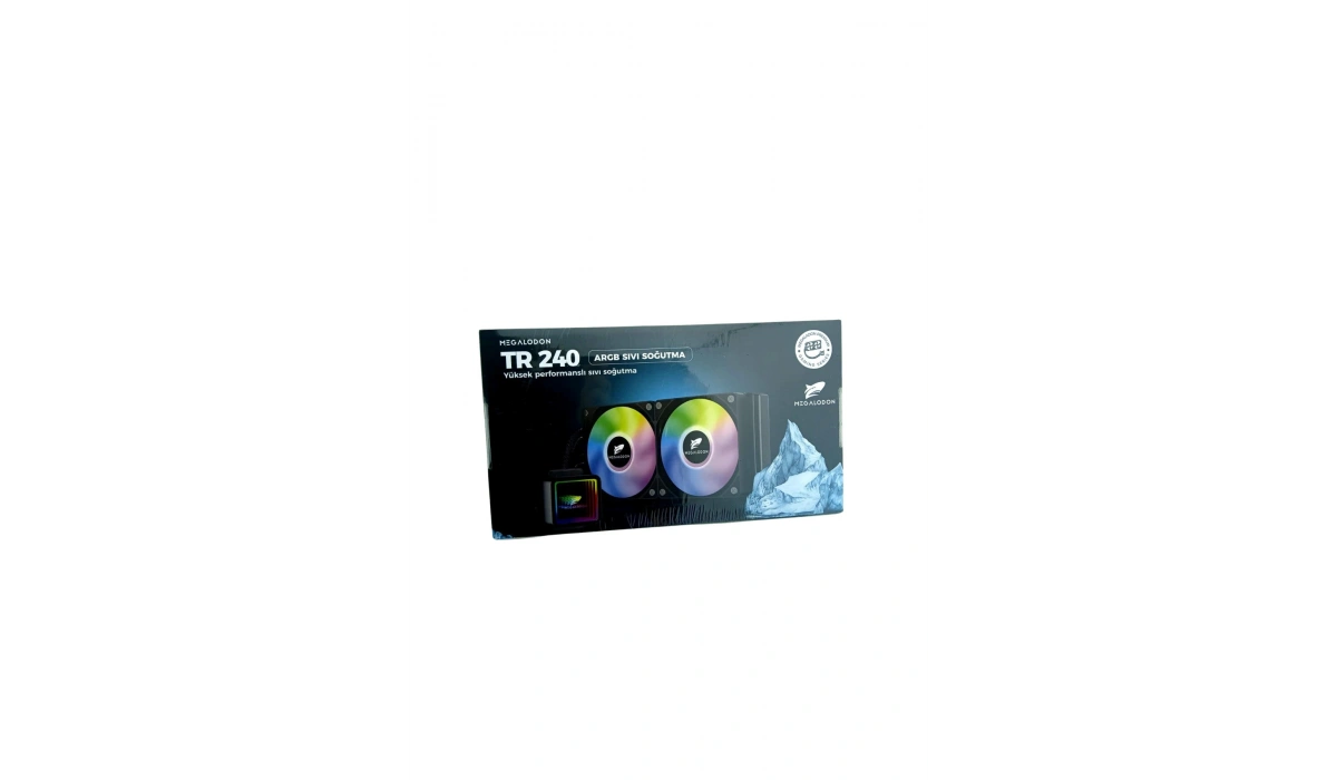 Argb Tr240 Sıvı Soğutucu 2x12cm Fan Yüksek Performanslı Işlemci Soğutucusu Sıvı Soğutma
