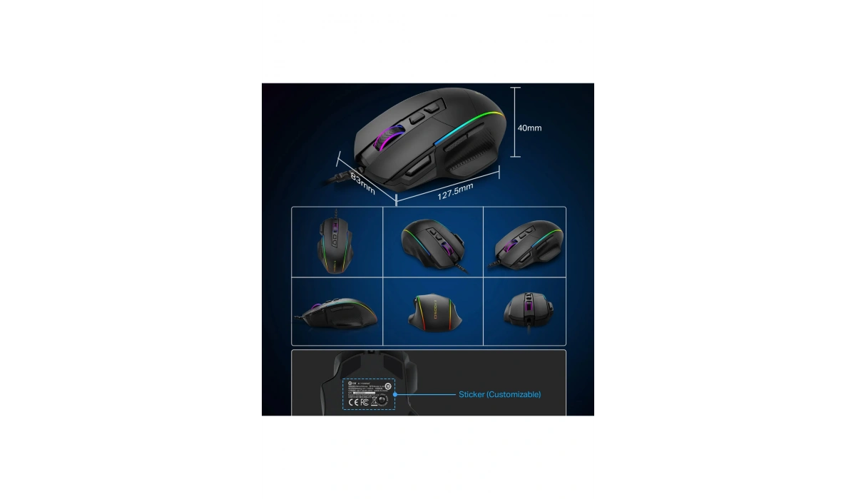 X-49 RGB 12400 Kablolu Oyuncu Mouse