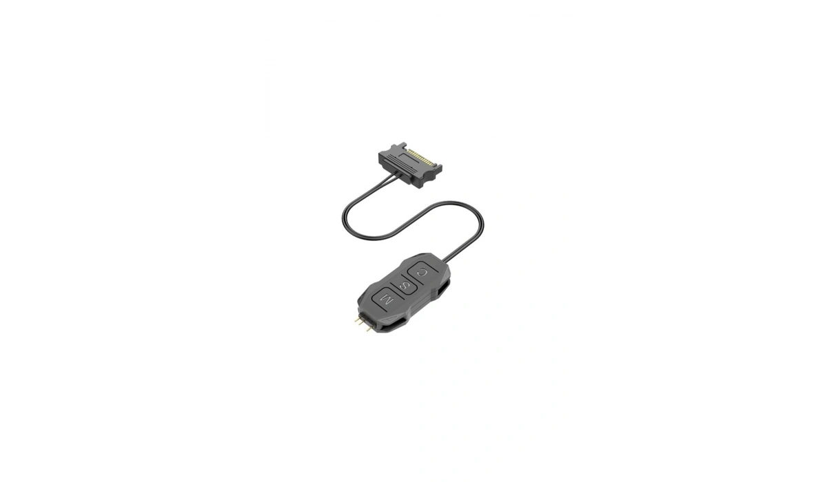 ARGB Kontrolcü 5v 3 Pin - SATA Siyah RENK ARGB Dönüştürücü RGB Denetleyici Kablo