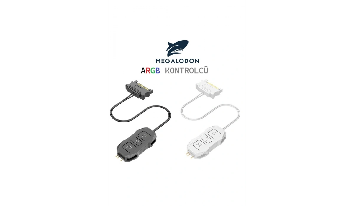 ARGB Kontrolcü 5v 3 Pin - SATA Siyah RENK ARGB Dönüştürücü RGB Denetleyici Kablo