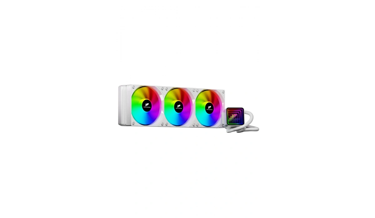 TR360 ARGB (Beyaz Renk) – Isı Dereceli İşlemci Sıvı Soğutucu Fanı