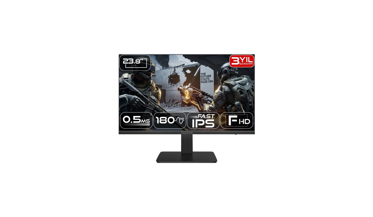 Fazeon X24F182S 23.8 inç 180Hz 0.5ms Full HD IPS Gaming Monitör