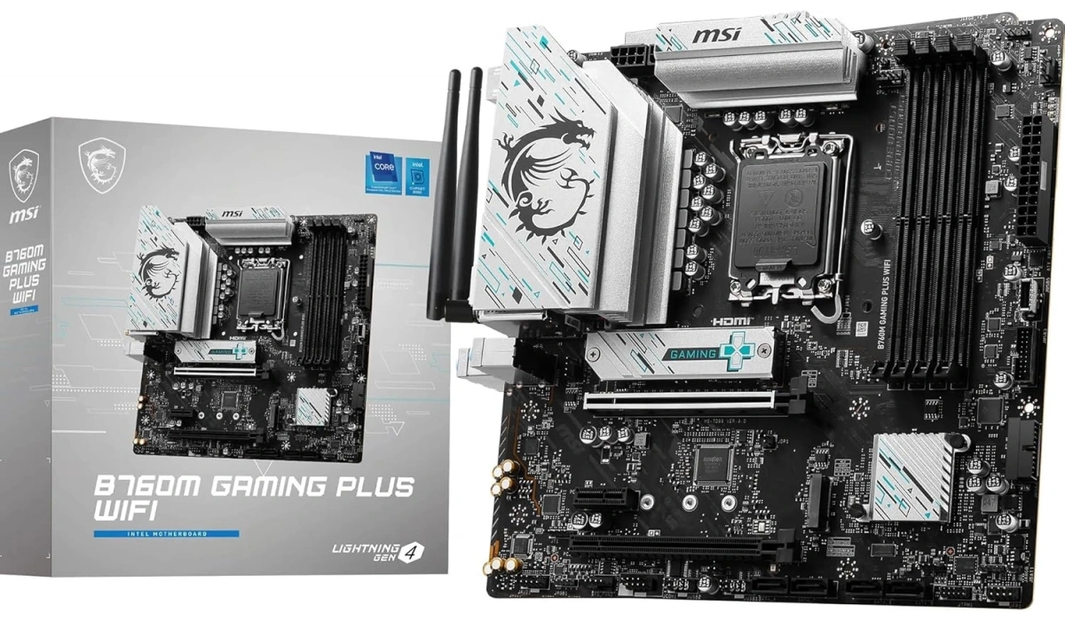 MSI B760M GAMİNG PLUS WIFI DDR5 INTEL MOTHERBOARD