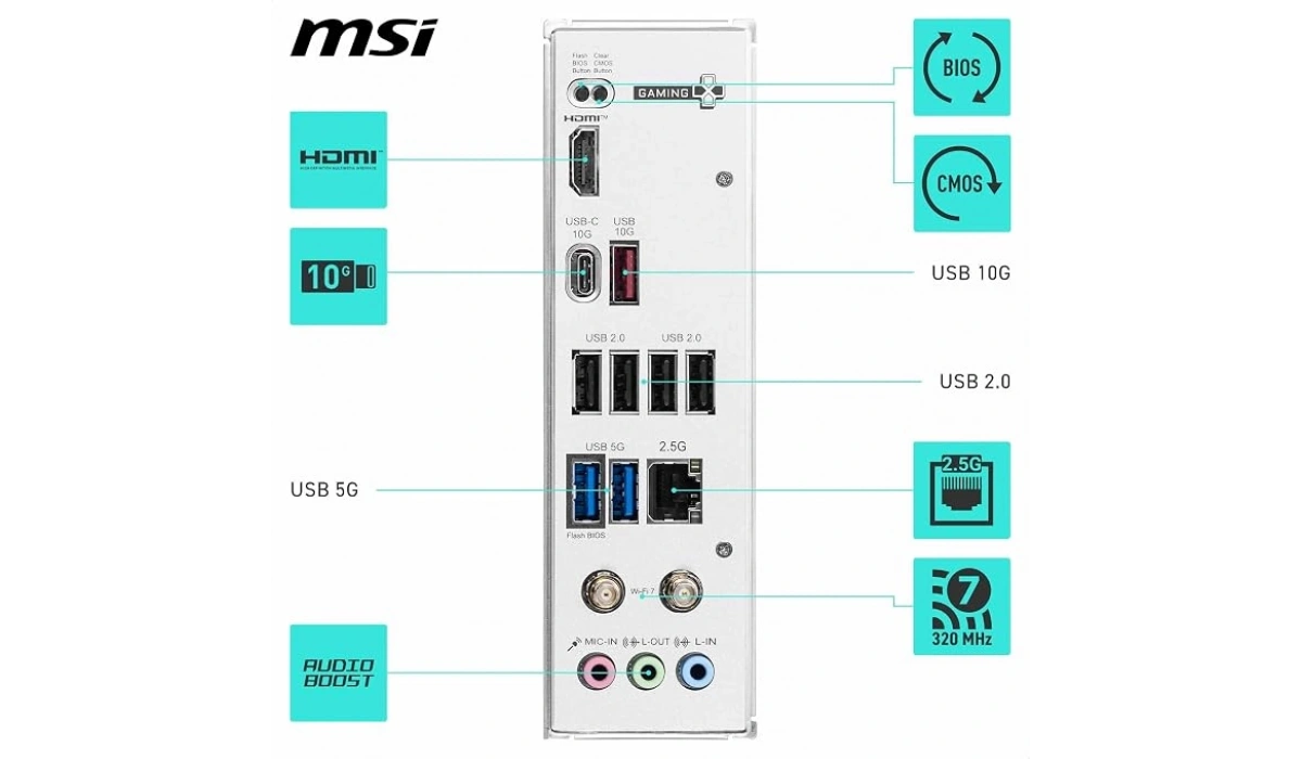 MSI B840 GAMING PLUS WIFI ANAKART DDR5