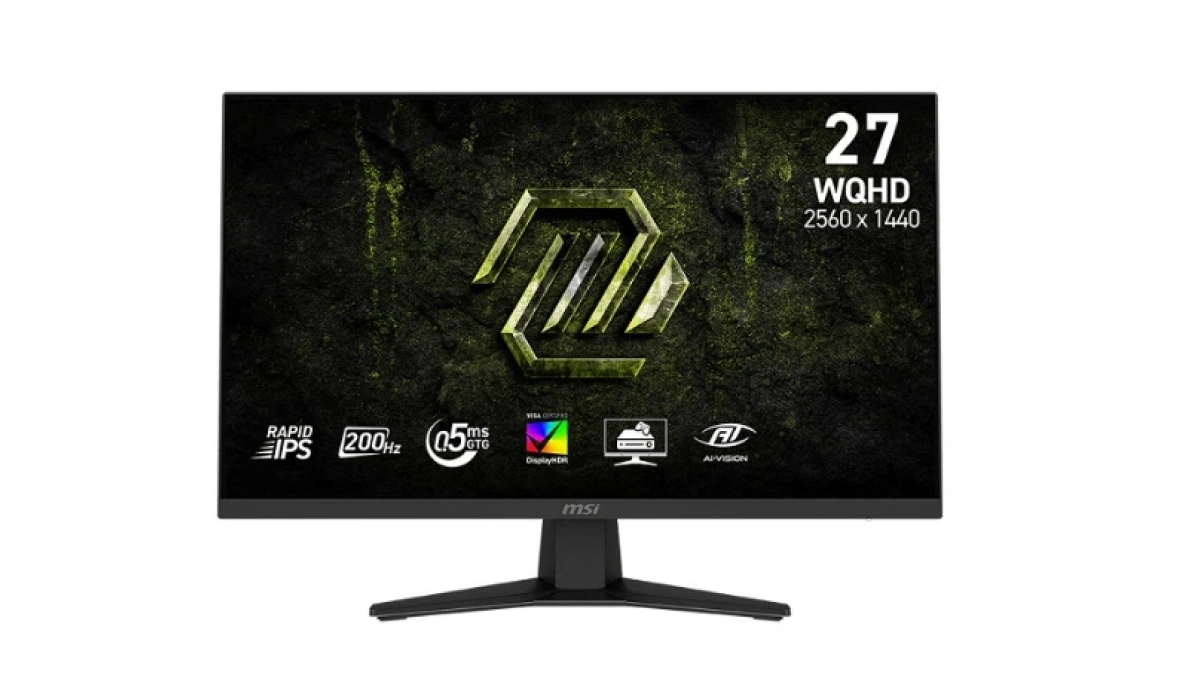 MSI MAG 274QF E20 27 inc 200Hz 0.5ms HDMI DP AdaptiveSync HDR400 WQHD Rapid IPS Gaming Monitör