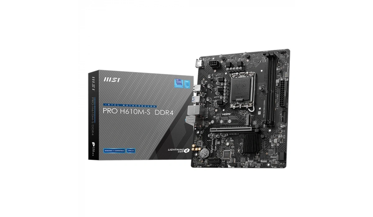 MSI PRO H610M-S DDR4 INTEL MOTHERBOARD