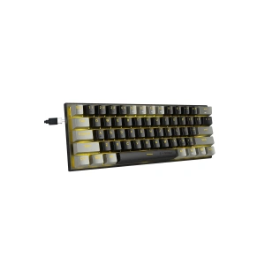 Z-11 Mini Blue Switch İngilizce 60% Mekanik Gaming Oyuncu Klavyesi (SİYAH, GRİ, TURUNCU TUŞLAR) Ingilizce