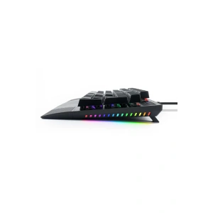 K-662 Huano Blue Switch Rainbow Işıklı İngilizce Mekanik Oyuncu Klavyesi