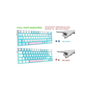 Red Switch R10 Mekanik Oyuncu Klavyesi Full Anti-Ghosting Türkçe Q Mini Işıklı Kablolu Klavye