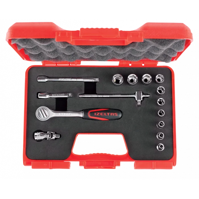 1/4 ALTI KÖŞE LOKMA ANAHTAR TAKIMI 15 PARÇA