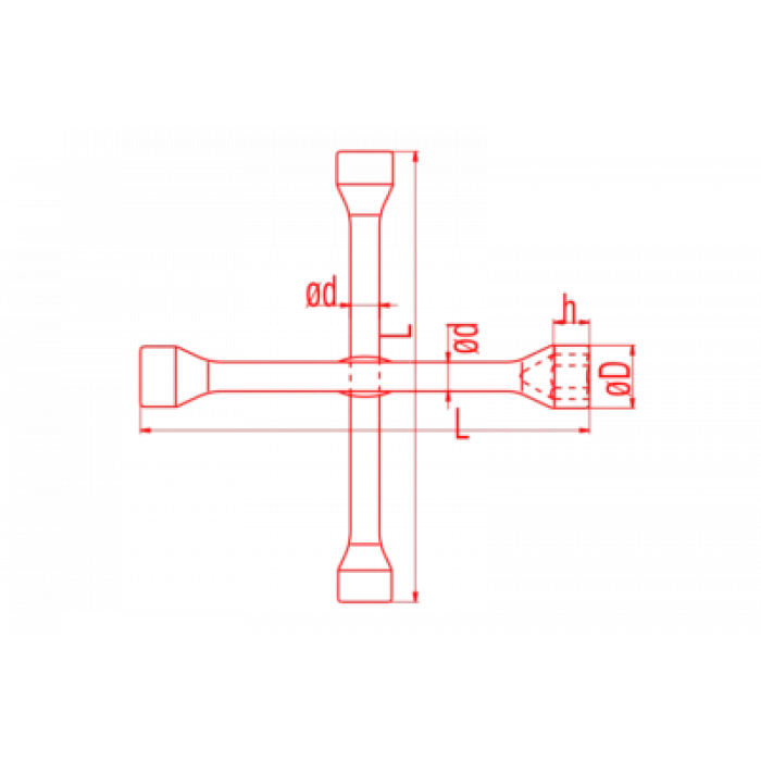 BİJON ANAHTARI İSTAVROZ TİPİ 17X19-21(13/16)X22