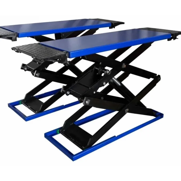 2 Metre 3500 KG Mekanik Kilit Sistemli Makaslı Lift | Oto Servis Hidrolik Lift