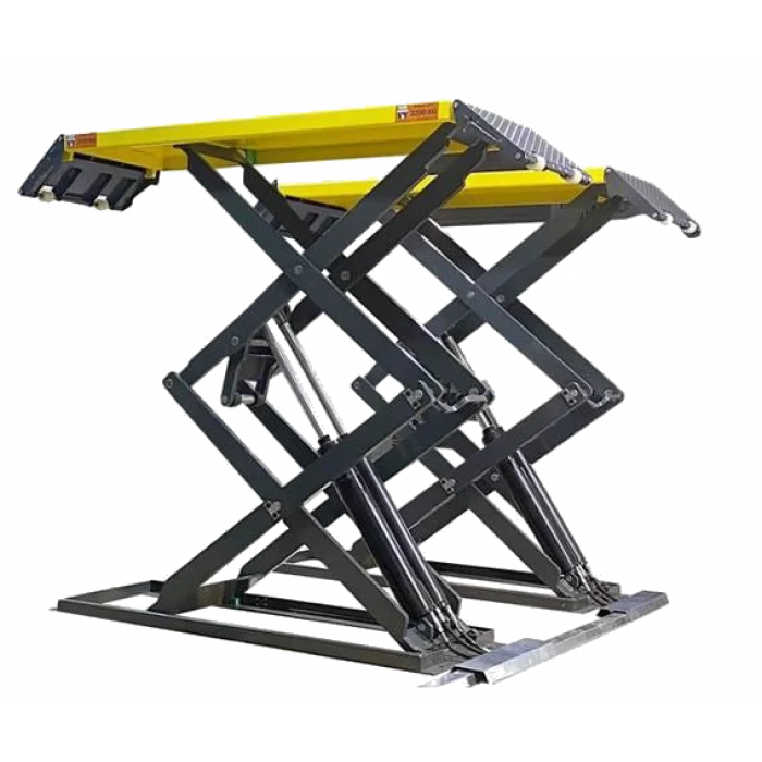 2 Metre 3500 KG Mekanik Kilit Sistemli Makaslı Lift | Oto Servis Hidrolik Lift