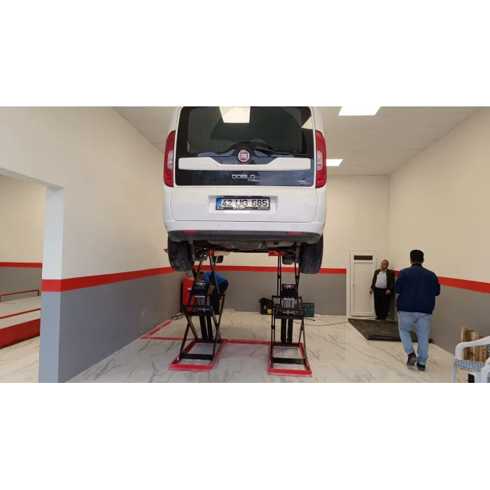 2 METRE 3500 KG MEKANİK KİLİT SİSTEMLİ HİDROLİK LİFT