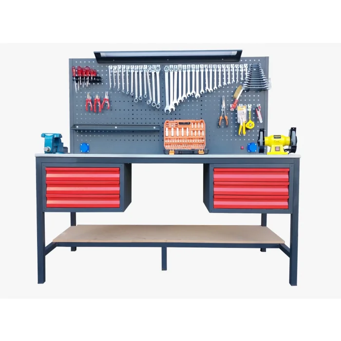 2 Metre 6 Çekmeceli Takim Tezgah +170 Parça Ekipman