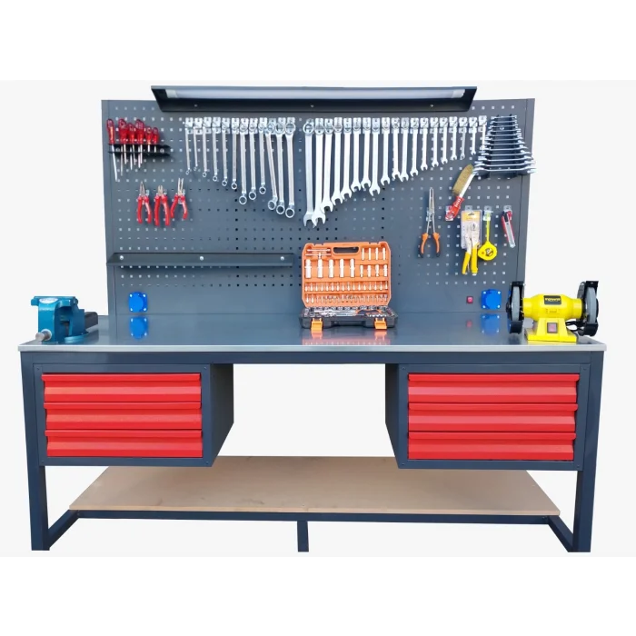 2 Metre 6 Çekmeceli Takim Tezgah +170 Parça Ekipman