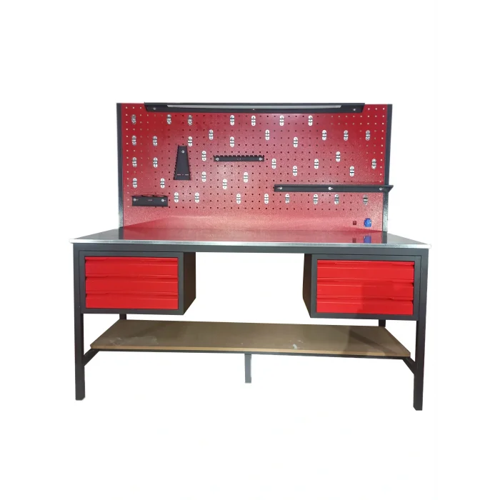 2 Metre 6 çekmeceli Takım Tezgahı