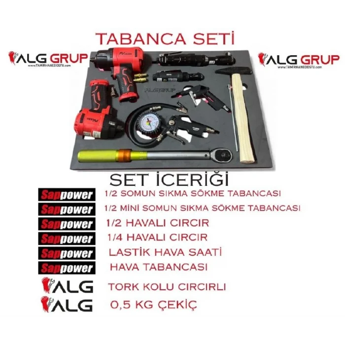 ALG PREMİUM 370 PARÇA ALG GRUP DOLU TAKIM ARABASI
