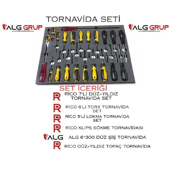ALG PREMİUM 370 PARÇA ALG GRUP DOLU TAKIM ARABASI