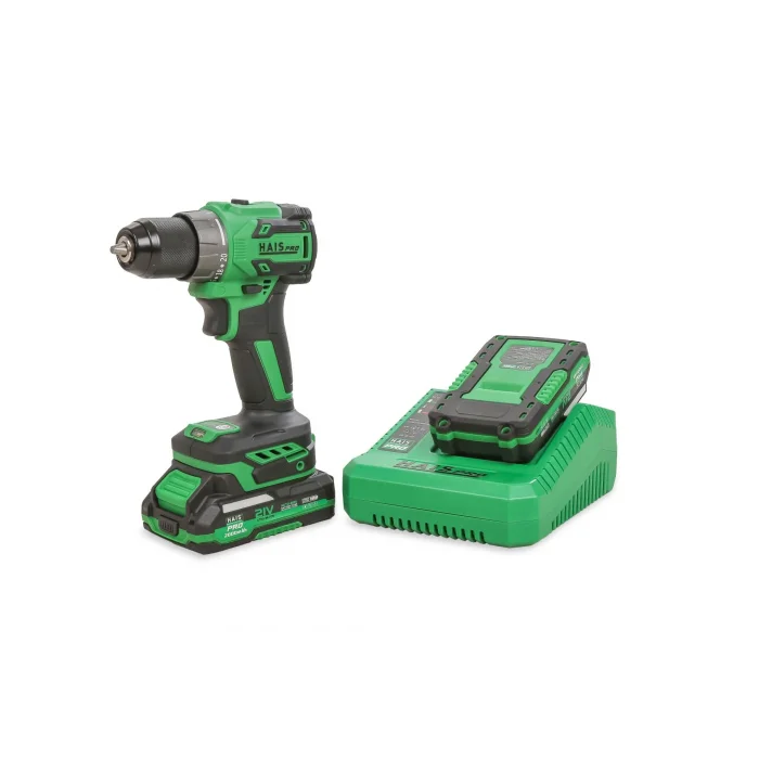 HAISPRO Profesyonel Darbeli Vidalama Matkap 21 V 2.0 Ah Çift Akülü