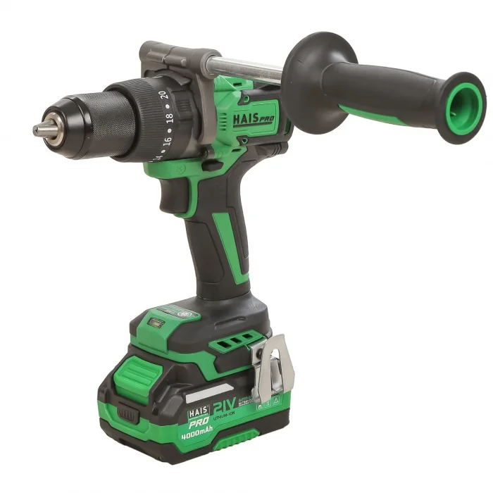 HAISPRO Profesyonel Darbeli Matkap 21 V 4.0 Ah Çift Akülü