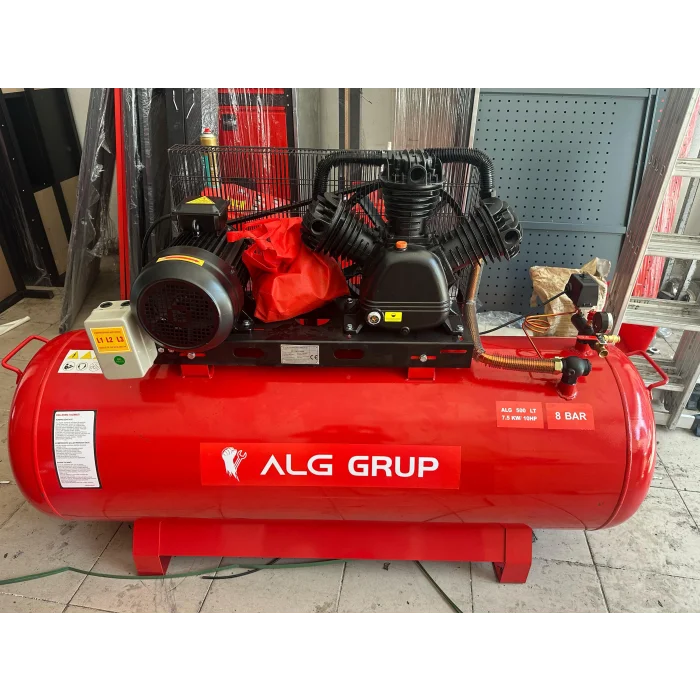 Alg Grup 300 Litre Hava Kompresörü 5,5 Kw 7,5 Hp 3 kafa