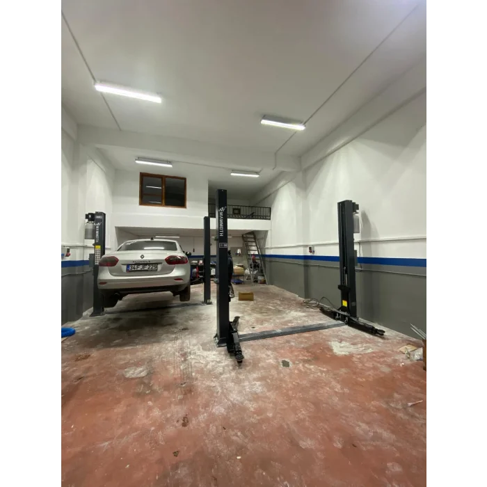 4 Ton Tam Otomatik Hidrolik Lift Cift Sutunlu Oto Araç Kaldirma Lifti