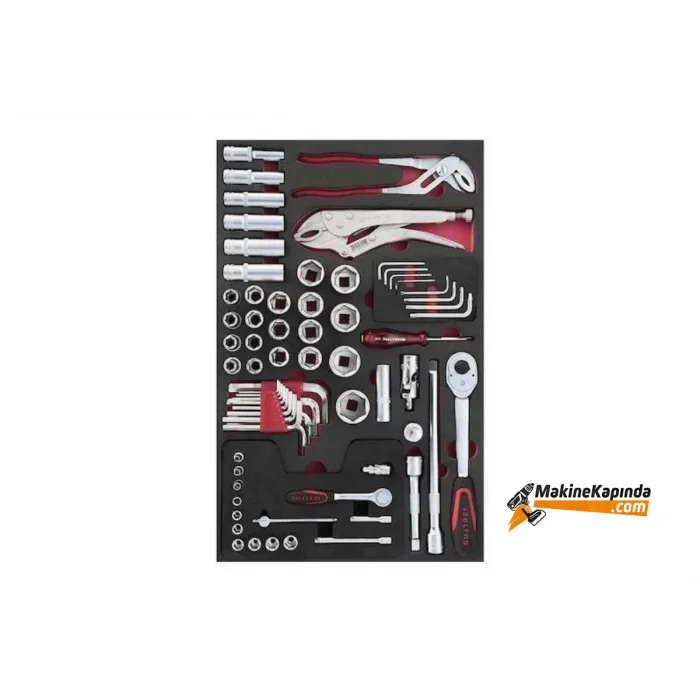 PARTNER SERİSİ TAKIM DOLABI 5 ÇEKMECELİ KIRMIZI ( DOLU-118)