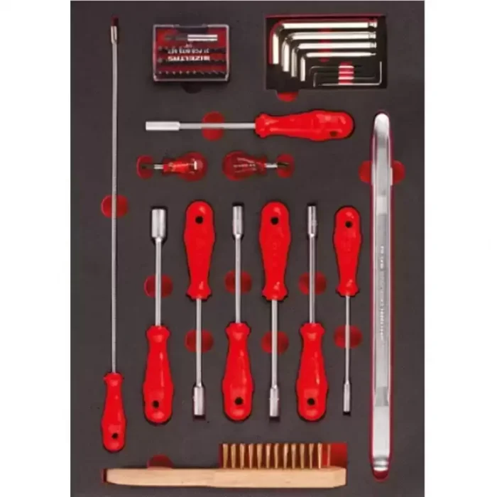 PRO SERİSİ TAKIM DOLABI ÇEKMECELİ KIRMIZI ( DOLU - 206 )