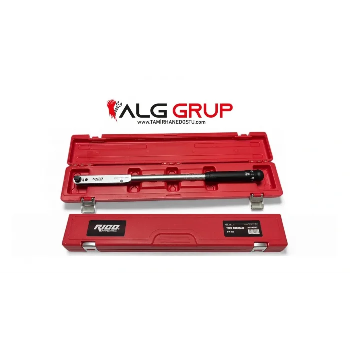 Rico Professional RC1617 3/8” Ayarlı Tork Anahtarı – Klik Sistemli, Hassas Tork Kolu