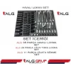 ALG PREMİUM 370 PARÇA ALG GRUP DOLU TAKIM ARABASI