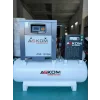 Vidalı Kompresör 7,5 kW (10 HP) İnvertörlü – 500 L Hava Tankı + 1800 Hava Kurutucu | Endüstriyel Sessiz Vidalı Tip