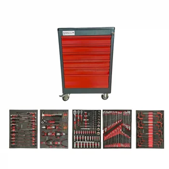 173 Parça 6 Çekmeceli Dolu Takım Arabası (Takımlar Stahlmayer)