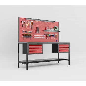 2 Metre 6 çekmeceli Takım Tezgahı