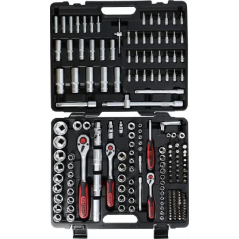 KS TOOLS 1/4 + 3/8 + 1/2LOKMA ANAHTAR SETİ 195 PARÇA