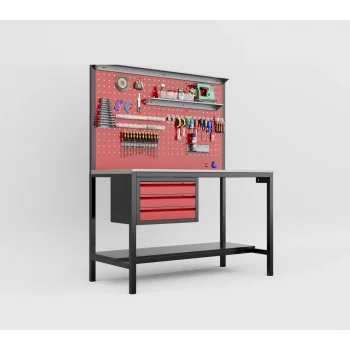 Profesyonel 1.5 metre 3 çekmeceli takım tezgahı