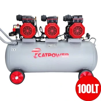 CATPOWER SESSİZ VE YAĞSIZ KOMPRESÖR 4HP 100LT