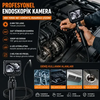 PROFESYONEL ENDOSKOPİK KAMERA