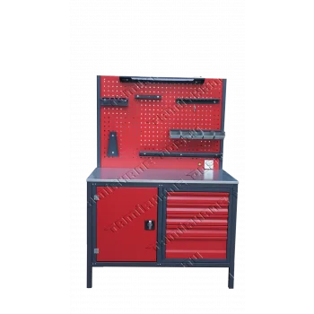 150 CM 5 ÇEKMECE TEK DOLAPLI AVADANLIKLI TAKIM TEZGAHI