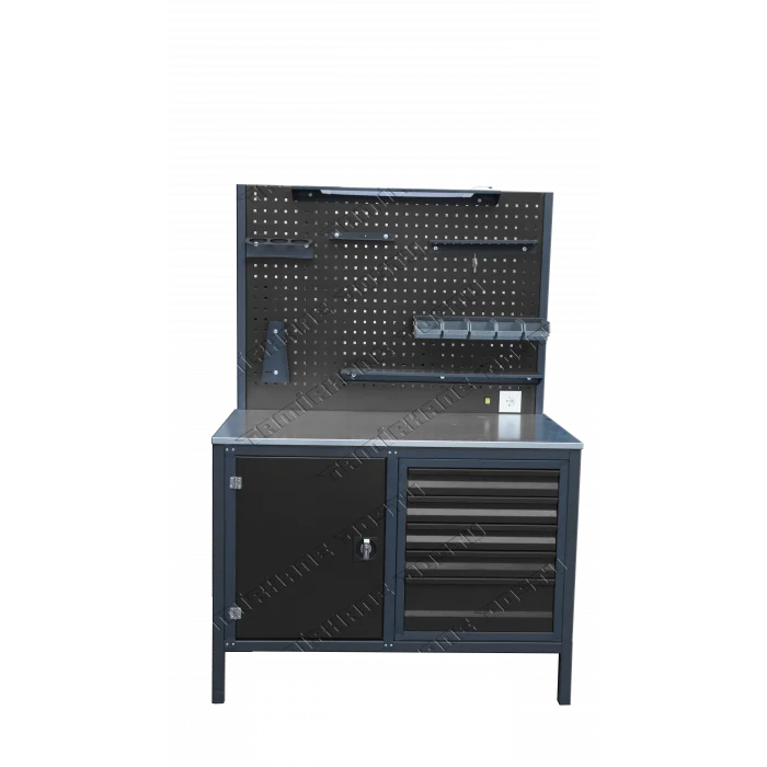 150 CM 5 ÇEKMECE TEK DOLAPLI AVADANLIKLI TAKIM TEZGAHI