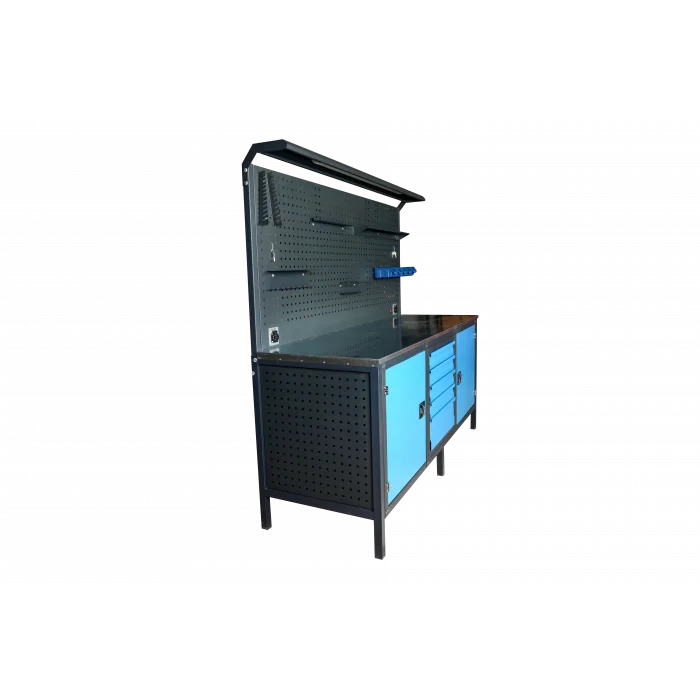 2 METRE 5 ÇEKMECE+DOLAPLI TAKIM TEZGAHI